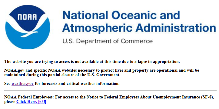 Trumpertantrum Closes NOAA
